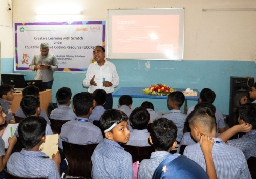 Scratch program with school students
