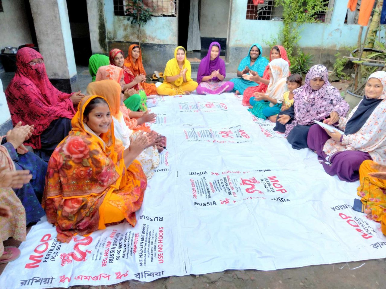 1.4 monthly meeting and sensitizing session at women group 4